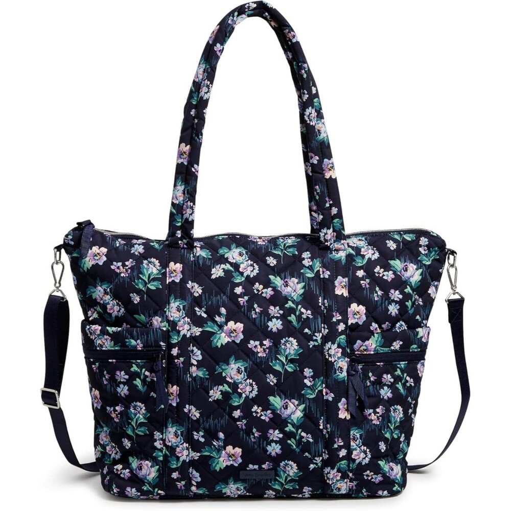 Performance Twill Large Multi-Strap Navy Tote Bag… - image 1